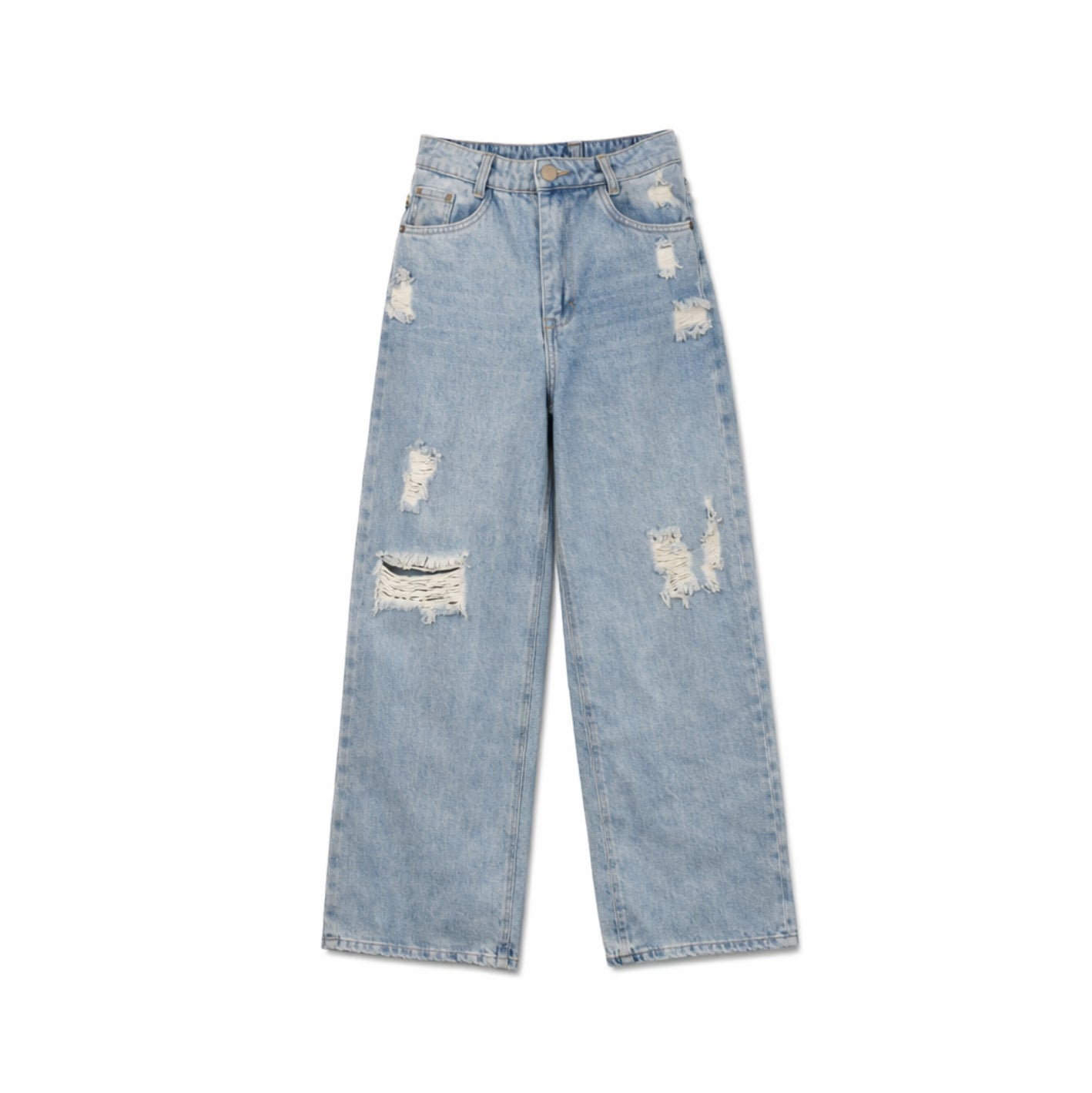 Jean Wide Leg Clear