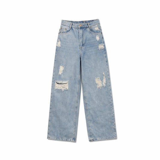 Jean Wide Leg Clear