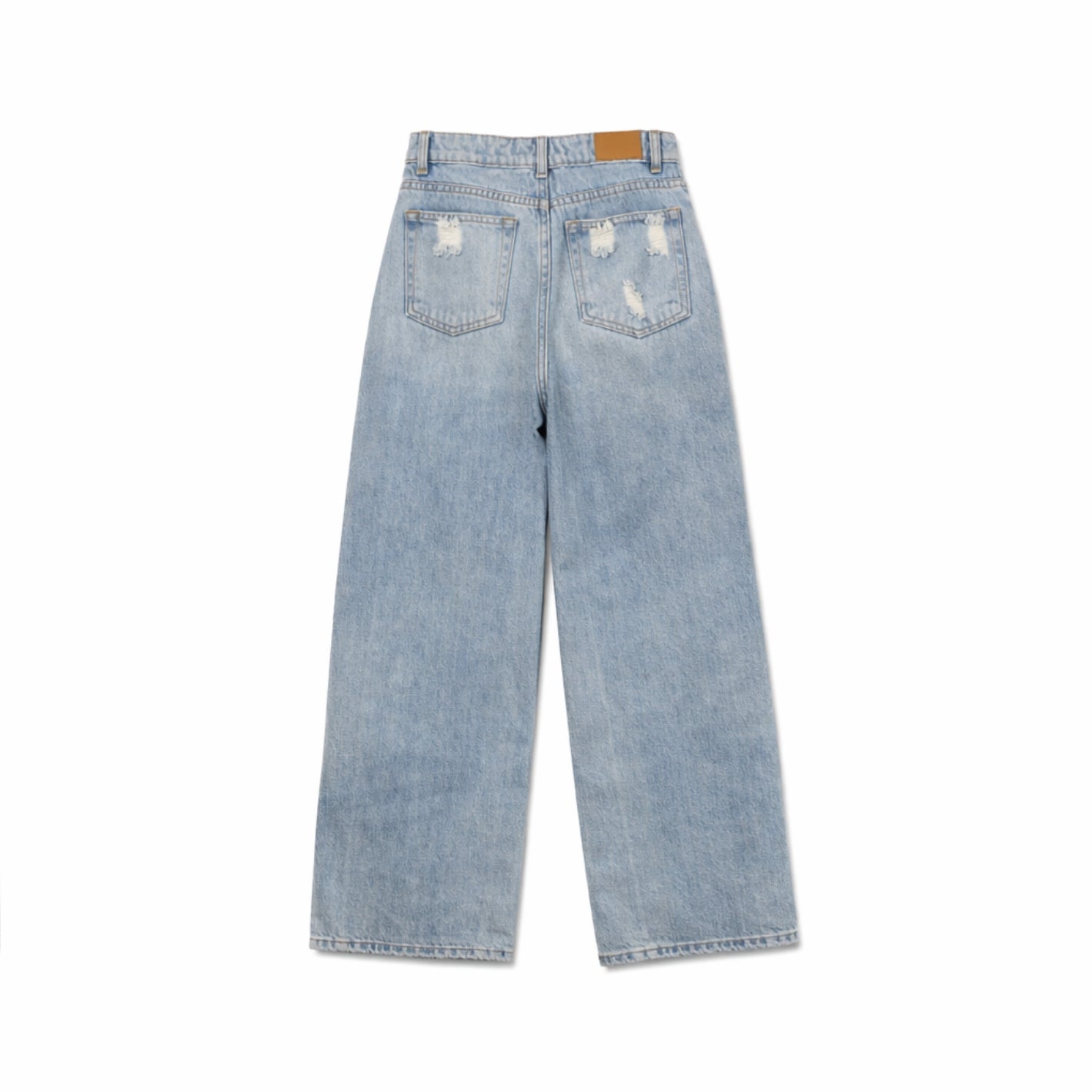 Jean Wide Leg Clear