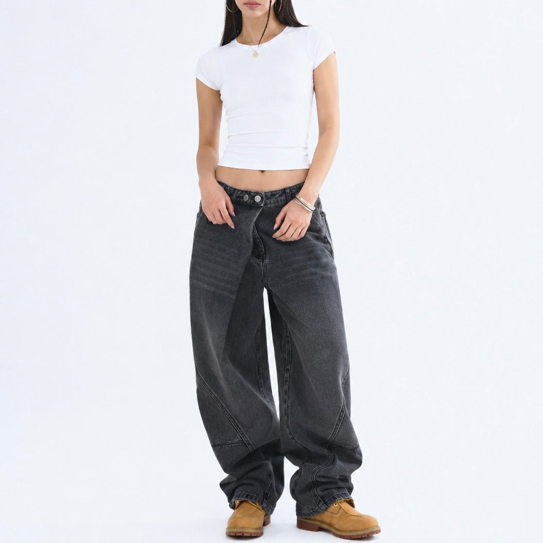 Jean Fold Baggy Unisex