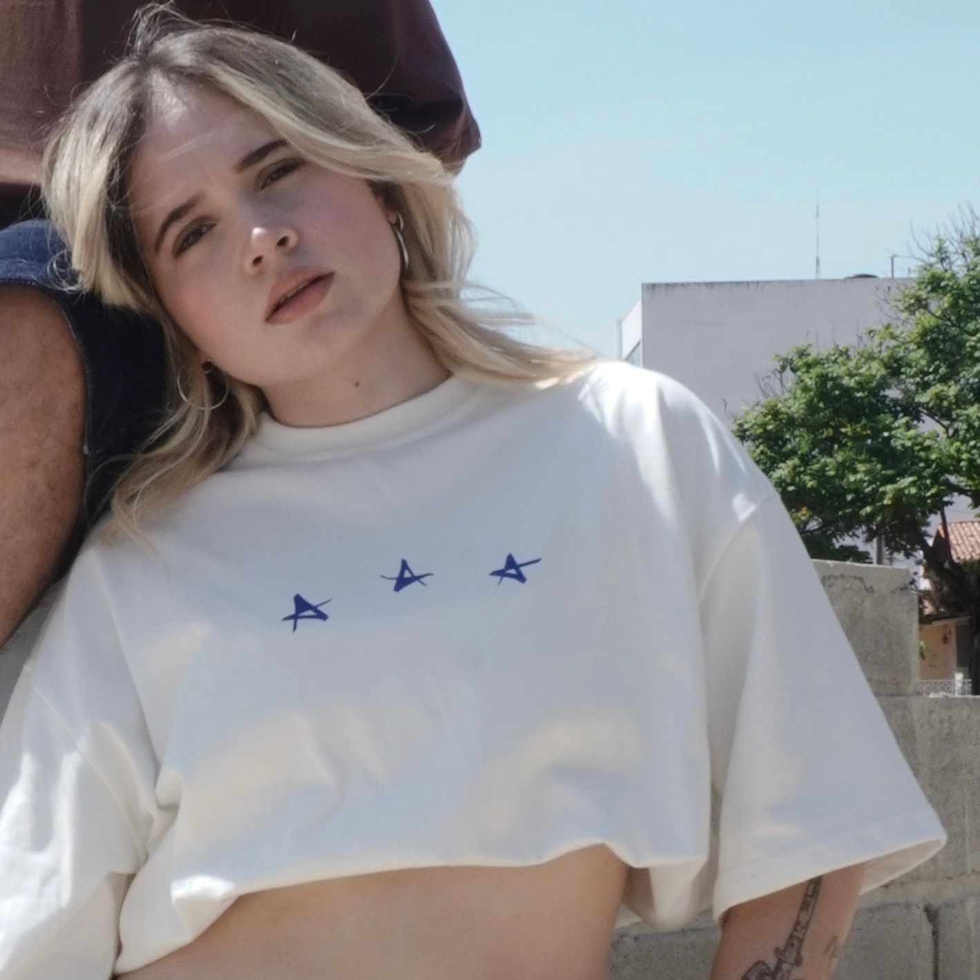 T-Shirt Boxy Bone Star