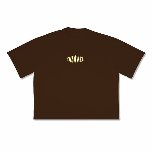 T-Shirt Boxy Brown Creation